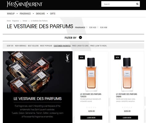 yves saint laurent site officiel